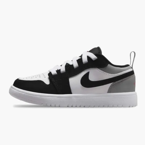 Air Jordan 1 Low ALT SE PS "White Black Matte Silver"