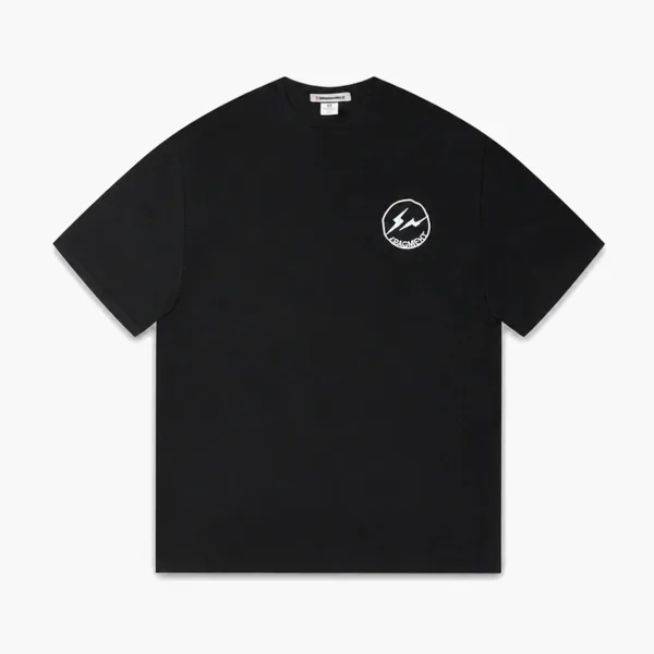 Fragment Design Lightning Bolt Logo Tee Black