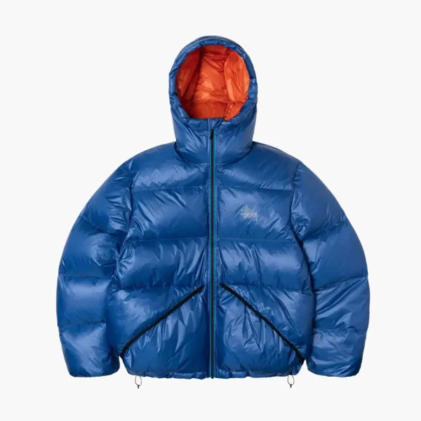 Stussy Down Parka Micro Ripstop Dark Royal