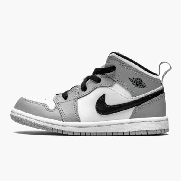 Air Jordan 1 Mid TD Light Smoke Grey