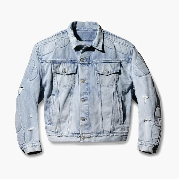 Yeezy X GAP X Balenciaga Denim Jacket Light Blue