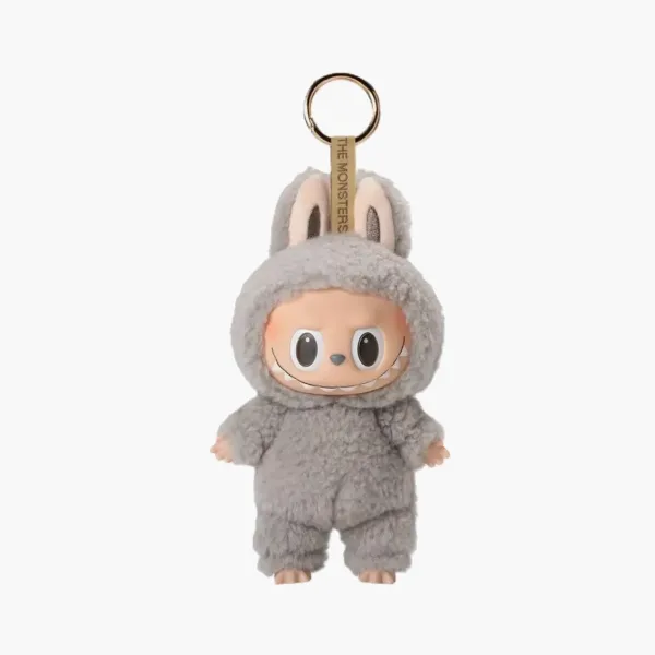 Pop Mart Labubu The Monsters Tasty Macarons Vinyl Plush Pendant Sesame Bean