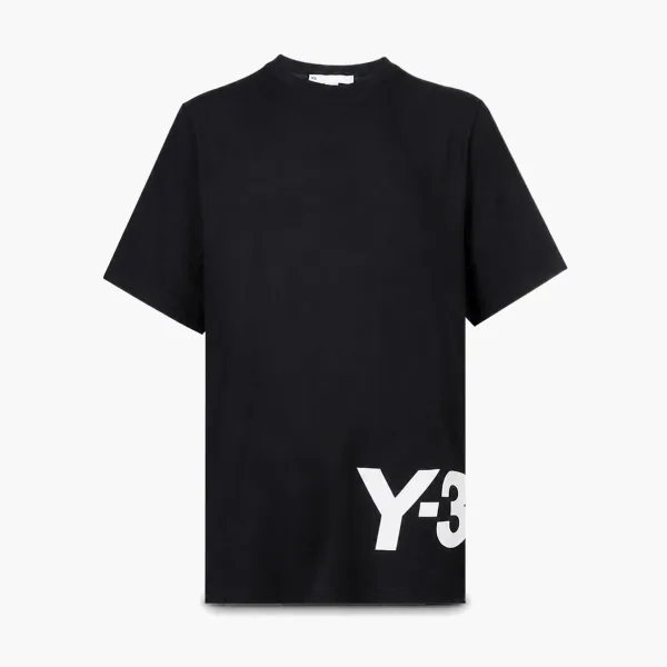 Y-3 Logo Tee Black