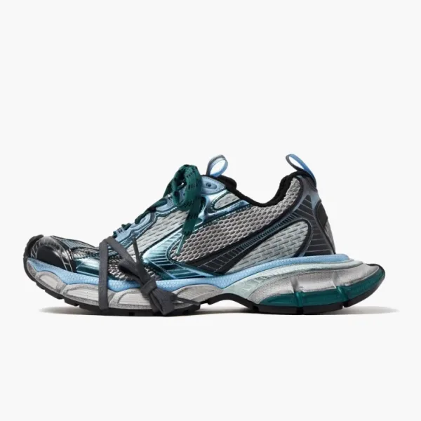 Balenciaga 3XL Sneakers Grey Blue Mesh