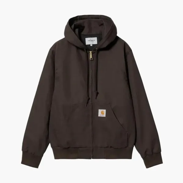 Carhartt WIP Active Jacket Hooded Dark Brown