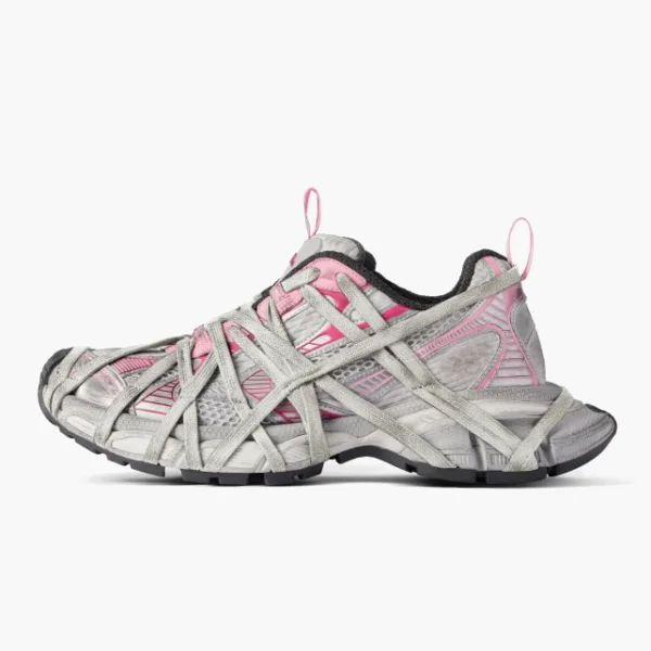 Balenciaga 3XL Extreme Lace Sneaker WMNS Worn-Out - White Grey Pink
