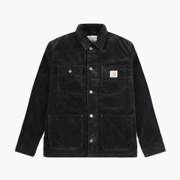 Carhartt WIP Michigan Chore Coat Corduroy Black
