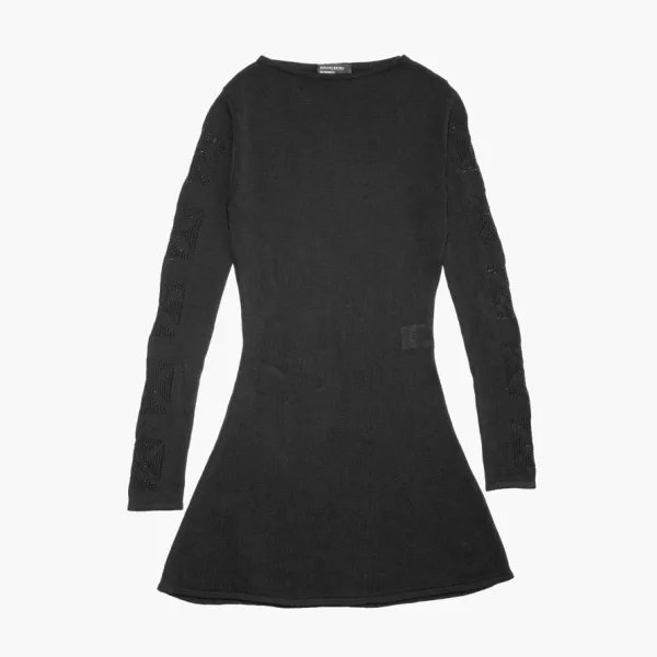 Enfants Riches Déprimés Cross Pattern Knit Skirt Black