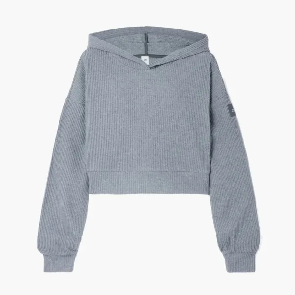 Alo Yoga Muse Hoodie Steel Grey Heather
