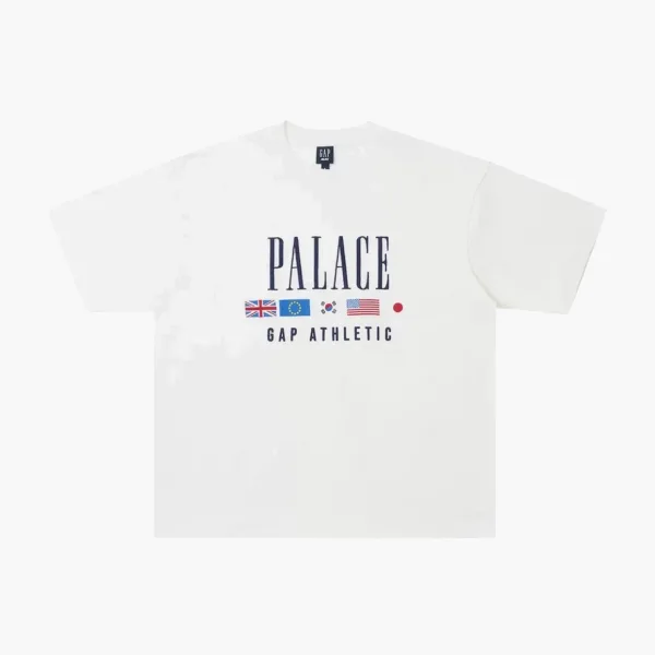 PALACE X GAP Heavy Jersey T-shirt White