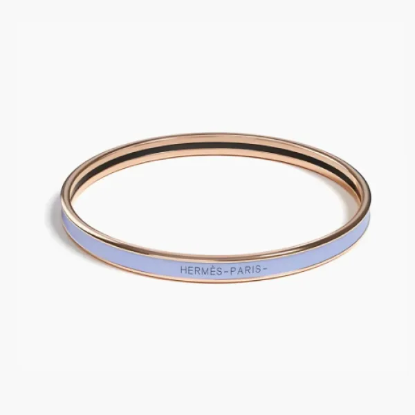 Hermès enamel bracelet Purple