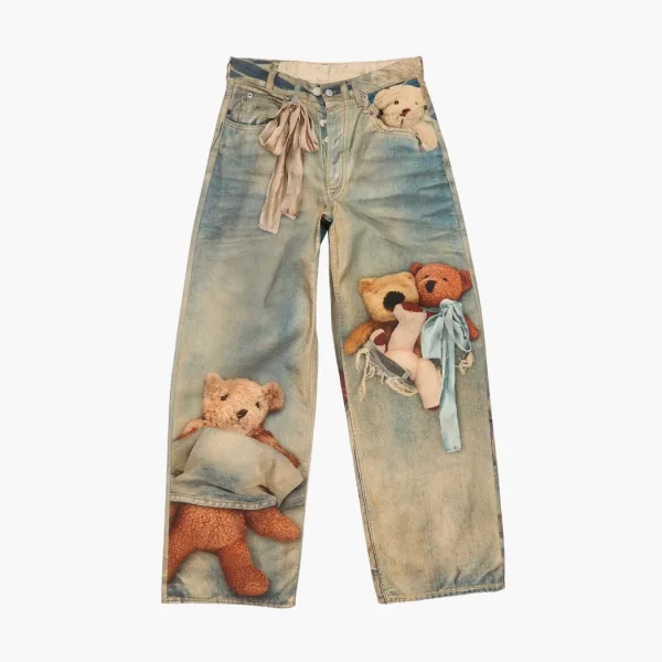 Acne Studios 1981 Loose Fit Jeans Mid Blue