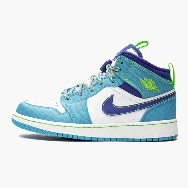 Air Jordan 1 Mid SE GS Sprite Blue