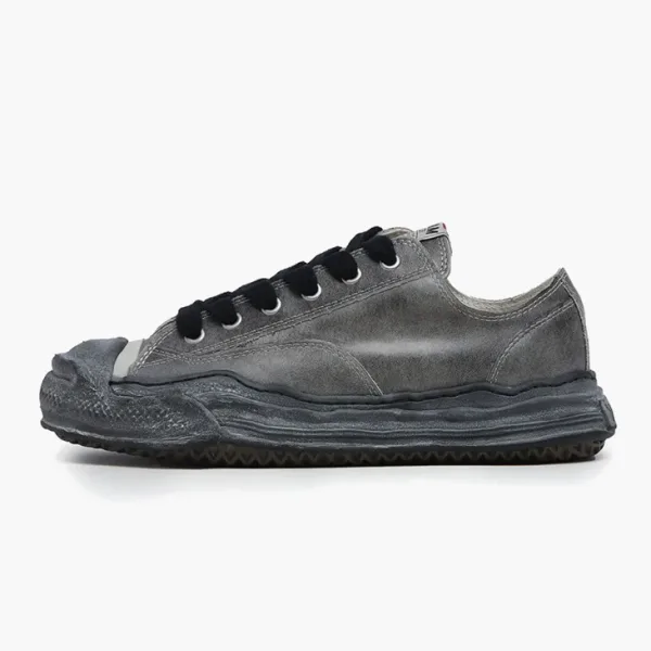 Maison Mihara Yasuhiro Hank Low Vintage Leather - Black