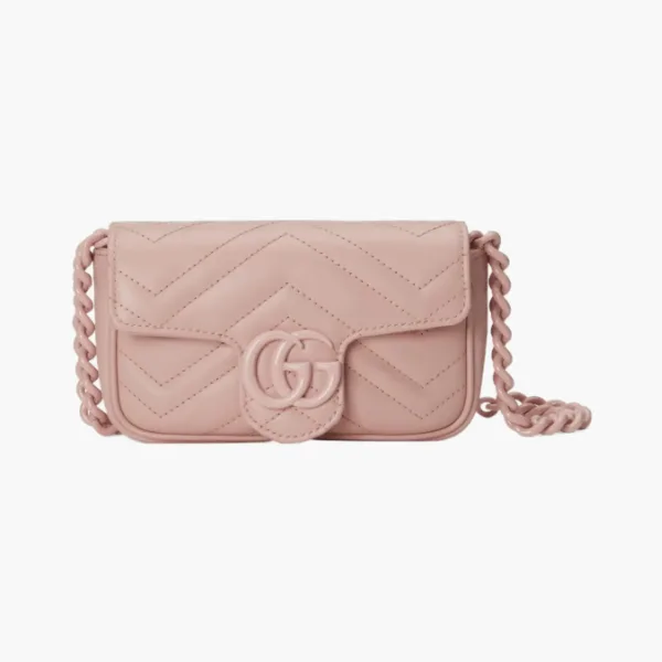 Gucci Gg Marmont Belt Bag Light Pink
