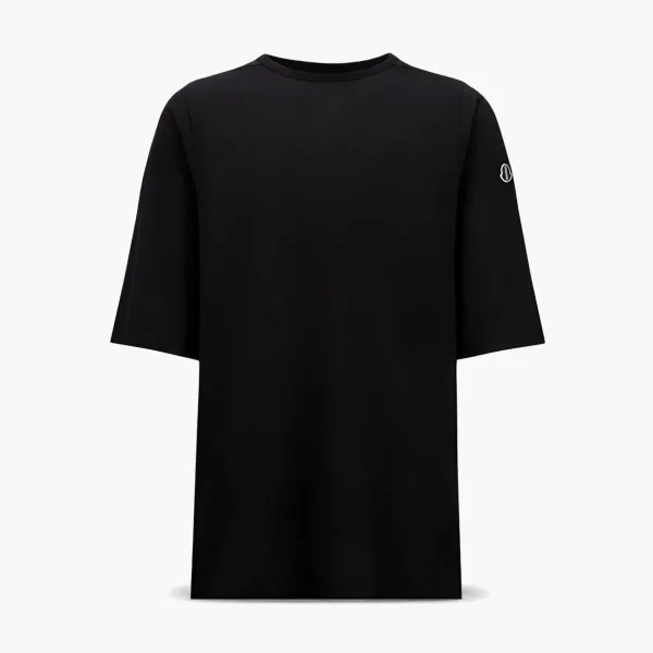 Moncler x Rick Owens Cotton T-Shirt Black