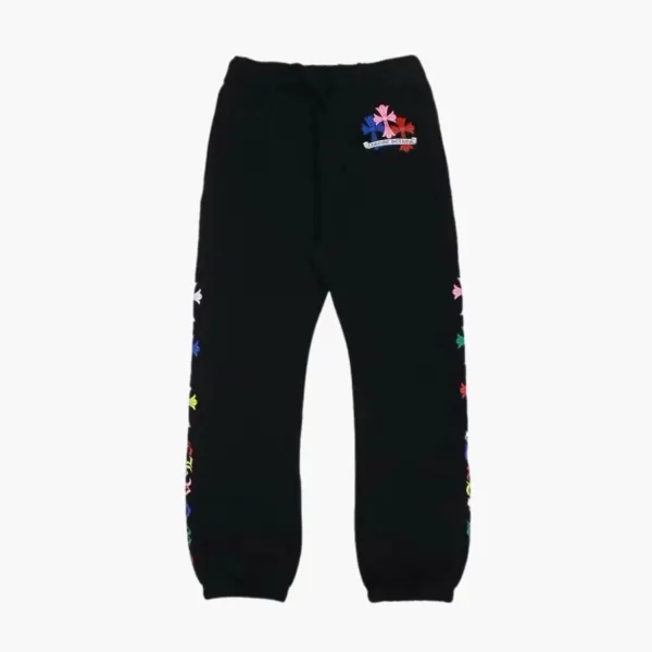 Chrome Hearts Multicolor Cross Sweatpants Black