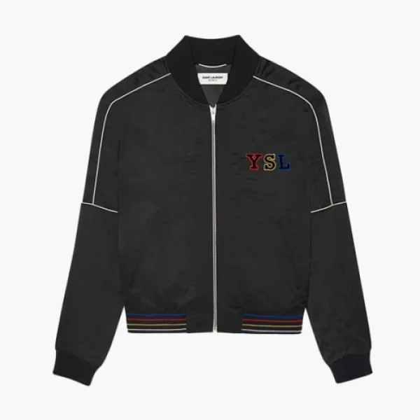 Saint Laurent Bomber Jacket Black