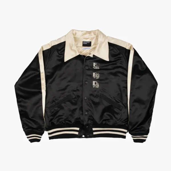Enfants Riches Déprimés Opium Den Varsity NY Edition Jacket Black/Ivory