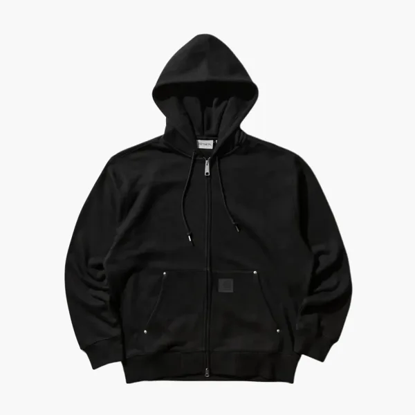 Carhartt WIP Hooded Zip Sweatshirt Black
