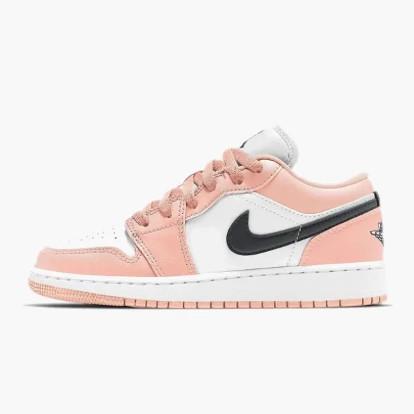 Air Jordan 1 Low GS Light Arctic Orange Pink