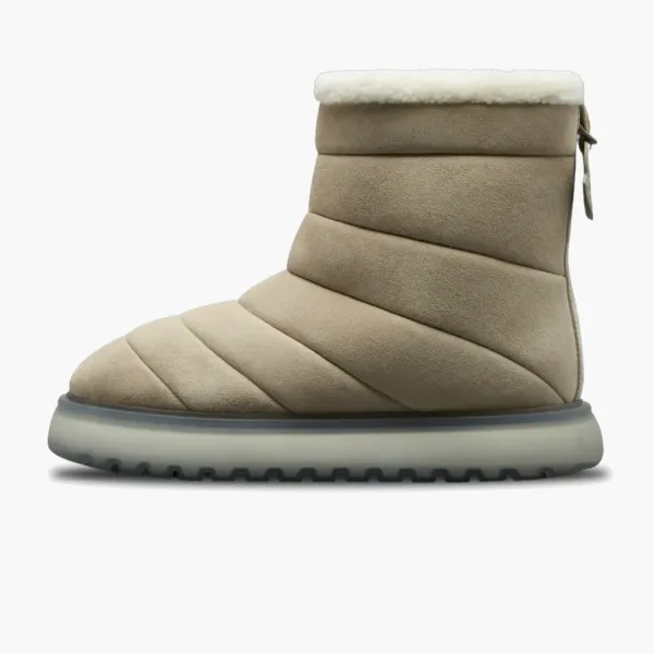 Moncler Slip-On Sheepskin Short Boot WMNS Brown Fashion