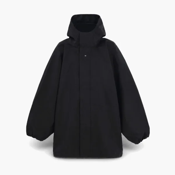 Yeezy X GAP X Balenciaga Long Hooded Jacket Black