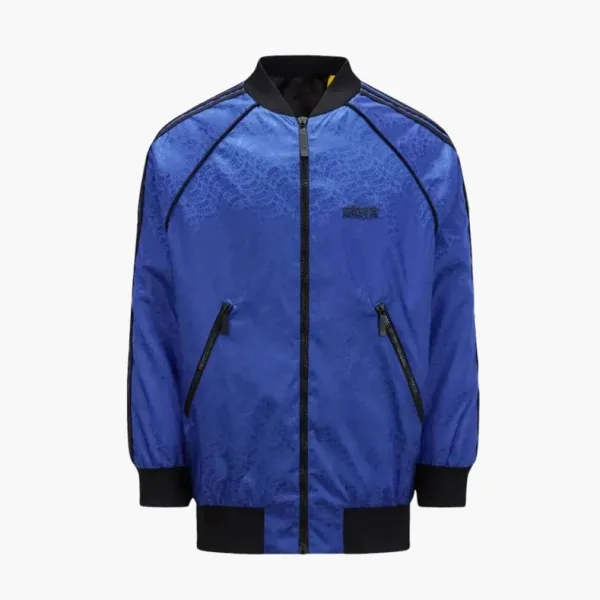 Moncler x Adidas Originals Seelos Bomber Jacket Blue