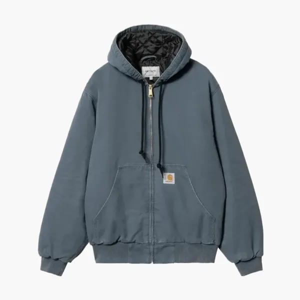 Carhartt WIP Active Jacket Hooded Blue Grey
