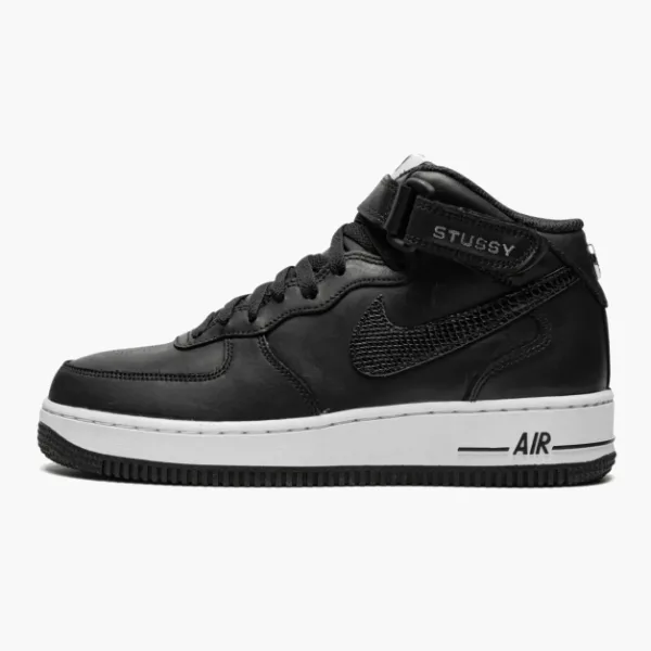 Air Force 1 Mid Stussy - Black