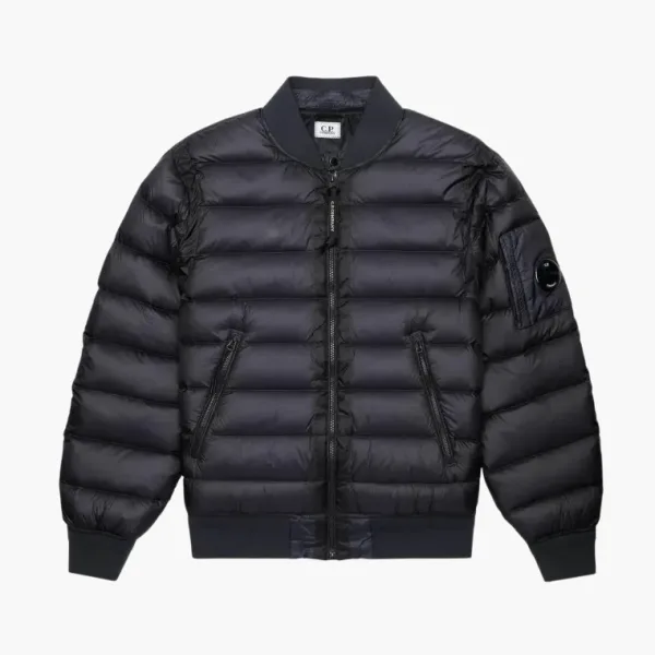 C.P. Company Down Quilted Bomber Jacket Blue