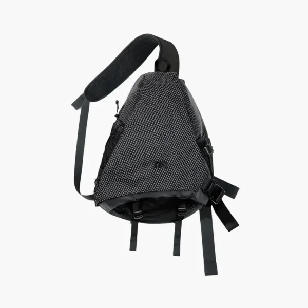 Nothomme Vintage Waterproof Commuter Cycling Sports Nylon Chest Bag Black