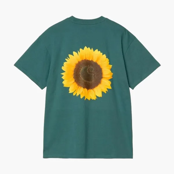 Carhartt WIP Sunflower T-Shirt Teal Green