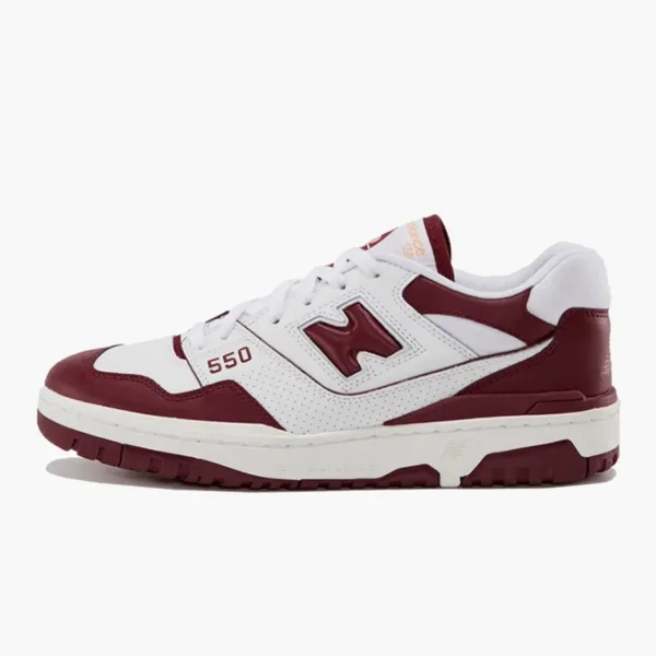 New Balance 550 White Burgundy