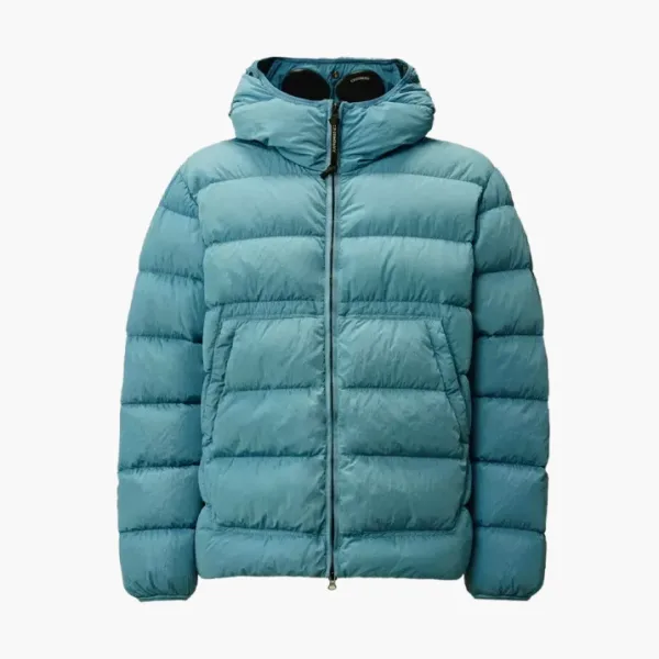 C.P. Company Hooded Down Jacket Blue