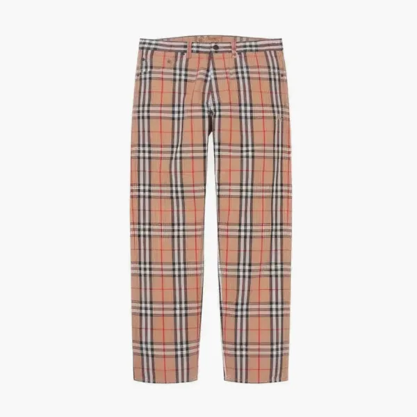 Supreme X Burberry Trousers Orange