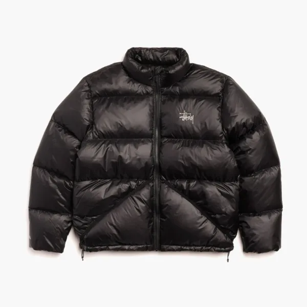 Stussy Micro Ripstop Down Jacket Jet Black