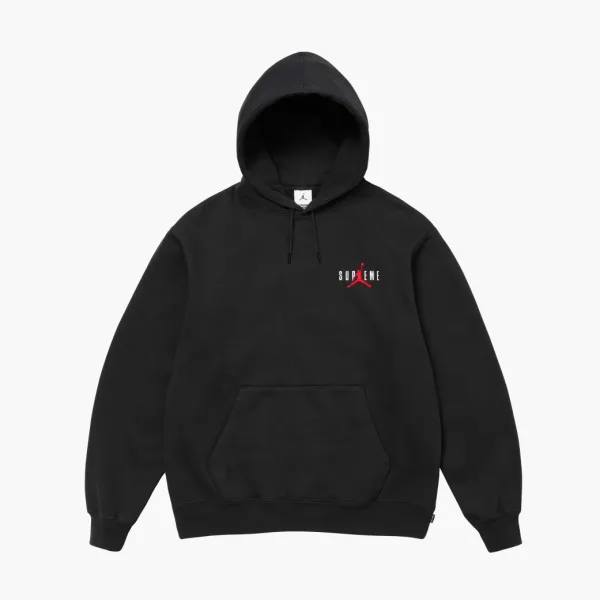 Supreme x Jordan Hooded Sweatshirt Black