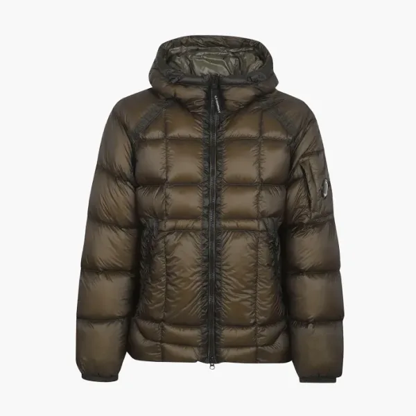 C.P. Company D. D. Shell Hooded Down Jacket Green