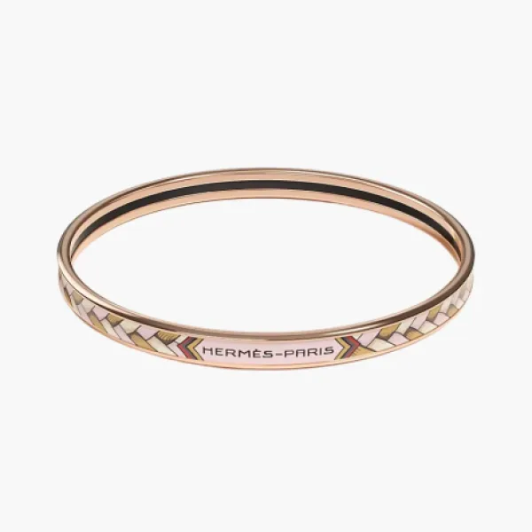 Hermès Tresse de Coeur bangle Rose Gold