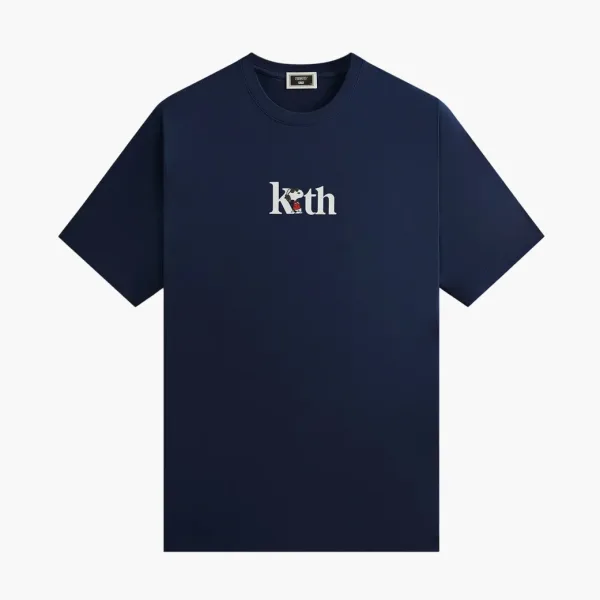 Kith For Peanuts Joe Cool Serif Tee Nocturnal