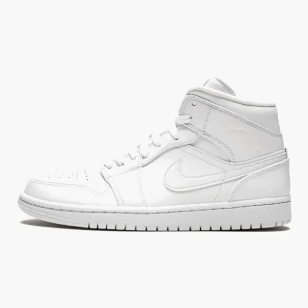 Air Jordan 1 Mid Triple White