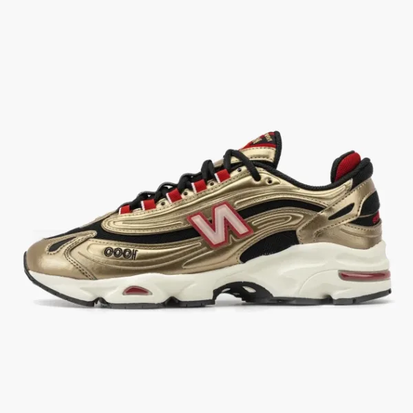 New Balance 1000 Metallic Gold Shoe Palace Exclusive