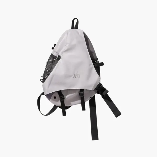 Nothomme Vintage Waterproof Commuter Cycling Sports Nylon Chest Bag Gray Purple