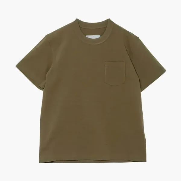Sacai T-shirt Green Brown