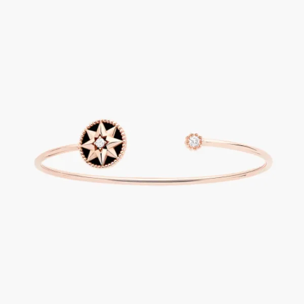 Dior Metal Bangles Rose des Vents WMNS Rose Gold