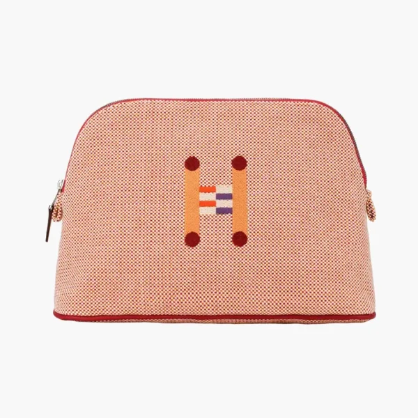HERMES Bolide handbag in Cotton Red