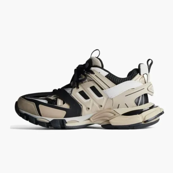 Balenciaga Track Sneakers Beige and Black Mesh and Nylon