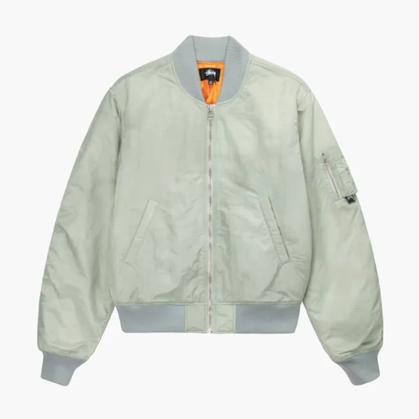 Stussy Dyed Nylon Bomber Stone