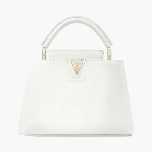 Louis Vuitton Capucines BB Taurillion Leather Snow